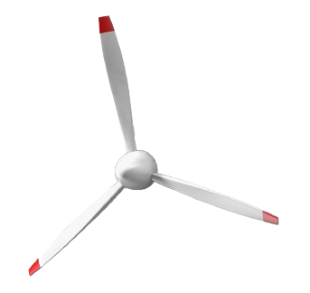3 BLADES LH PUSHER PROPELLER